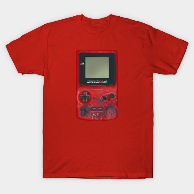 Classic retro transparent dark red game watch